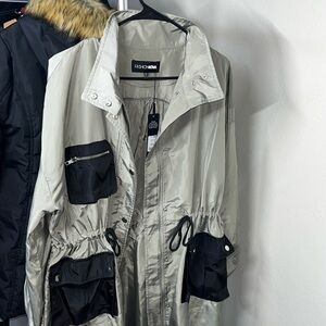 Fashion nova women’s trenchcoat windbreaker